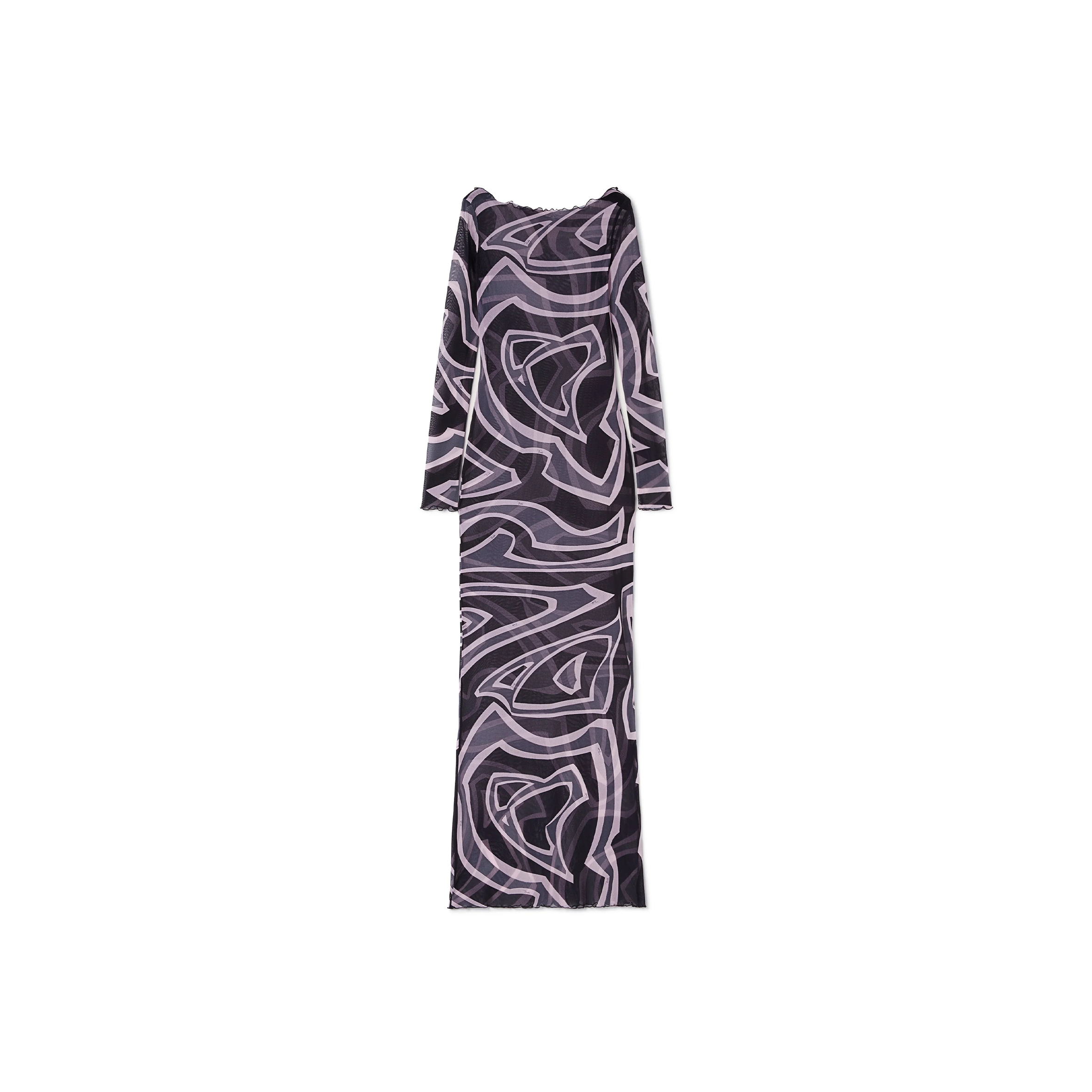 PUCCI LABIRINTO PRINT TULLE DRESS 5UJI355U749047